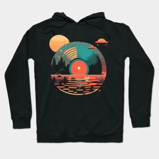 Vinyl LP Music record Sunset Hoodie